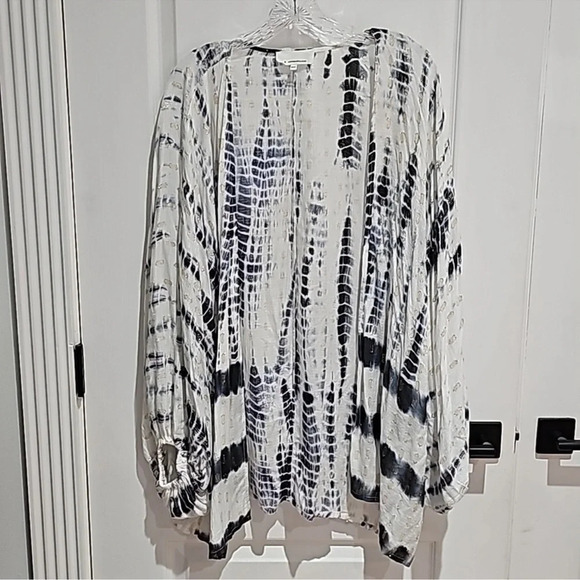 Anthropologie Vada Shimmer Cocoon Kimono - Picture 6 of 8
